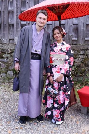 男性着物