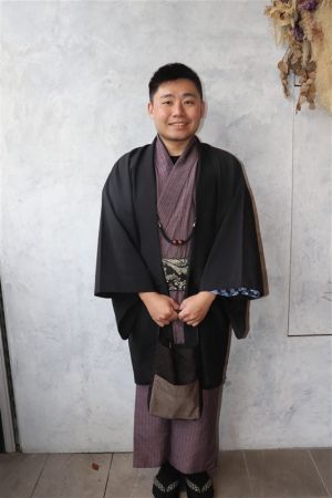 男性着物
