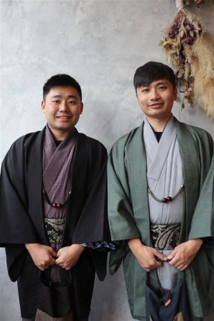 男性着物