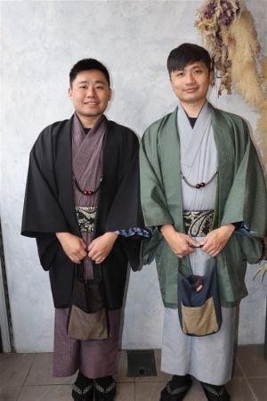 男性着物