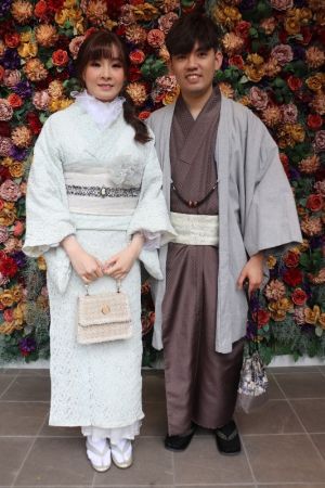 男性着物