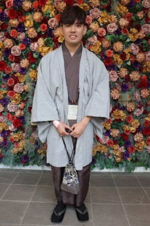男性着物