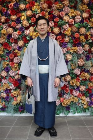 男性着物