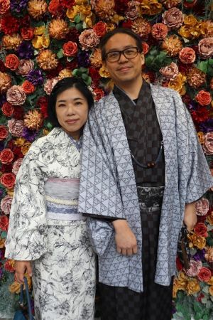 男性着物