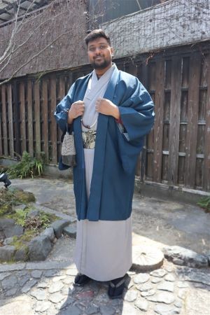 男性着物