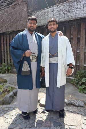 男性着物