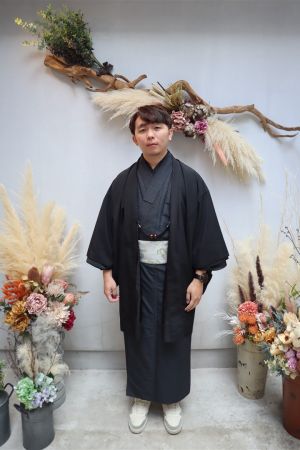 男性着物