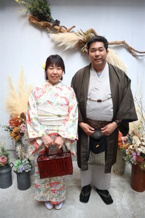 男性着物
