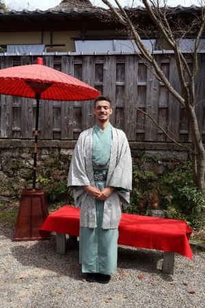 男性着物