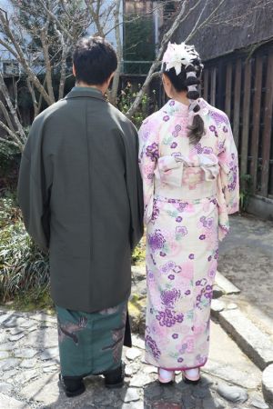 男性着物