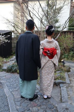 男性着物