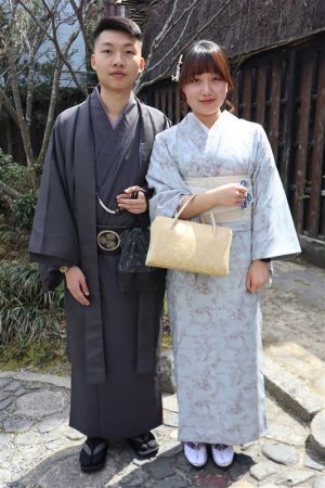 男性着物