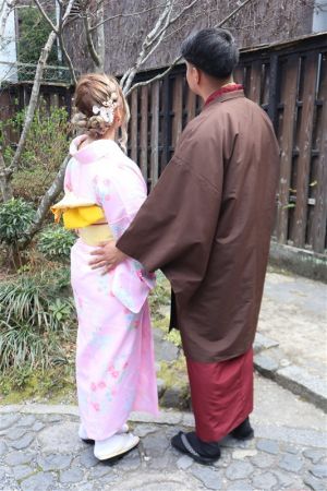 男性着物