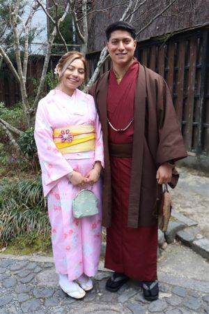 男性着物