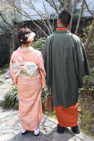 男性着物