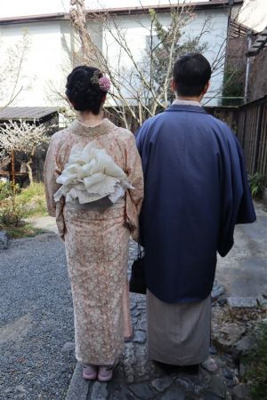 男性着物