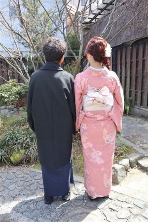 男性着物
