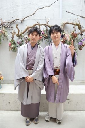 男性着物