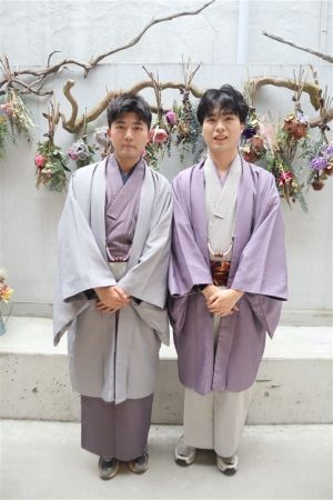男性着物