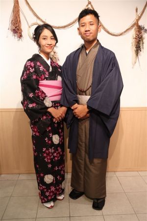 男性着物