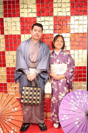 男性着物