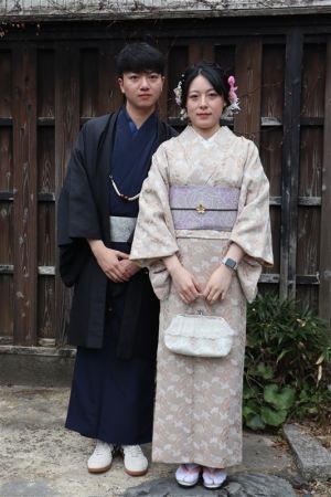 男性着物