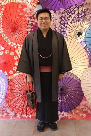 男性着物