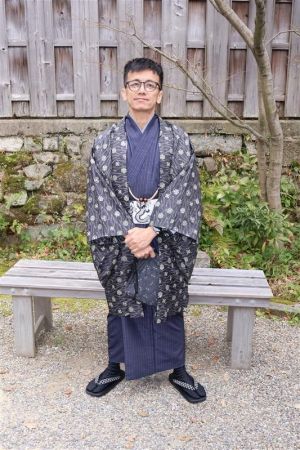 男性着物