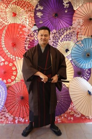 男性着物