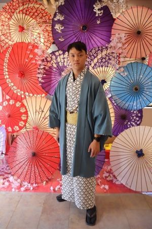 男性着物