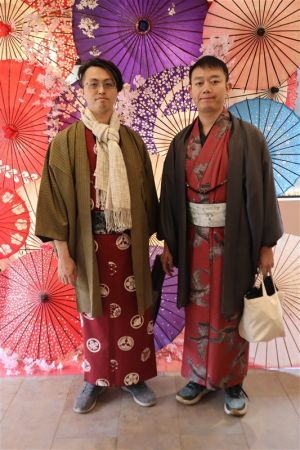 男性着物