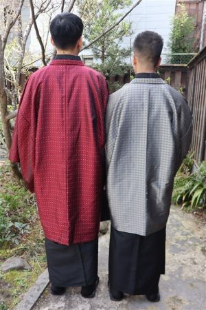 男性着物