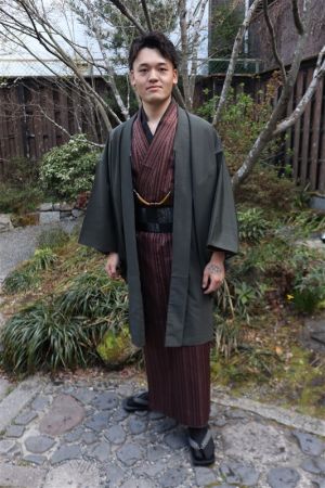 男性着物