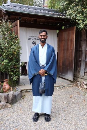 男性着物