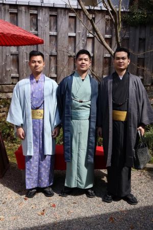 男性着物