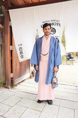 男性着物