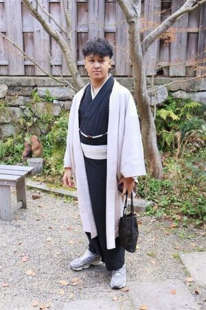 男性着物