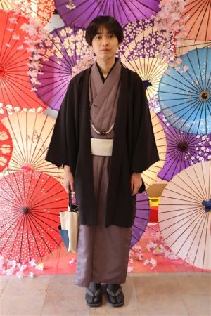 男性着物