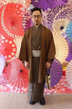 男性着物