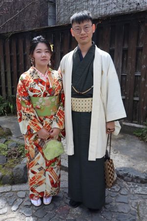 男性着物