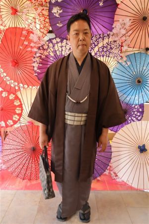 男性着物
