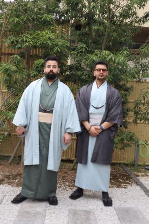 男性着物