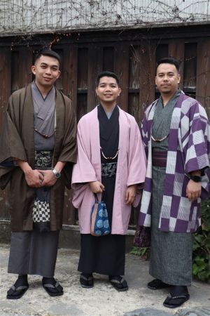 男性着物