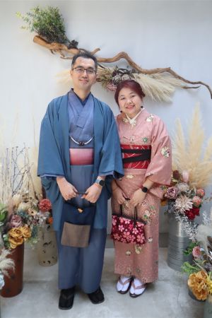男性着物