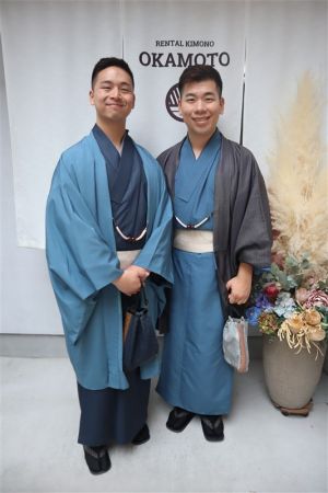 男性着物