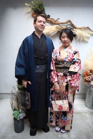 男性着物