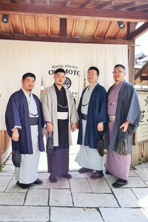 男性着物