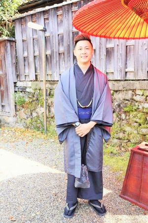 男性着物