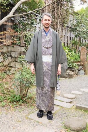 男性着物