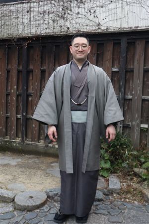 男性着物